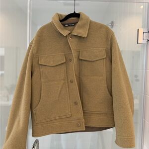 Zara Camel Wool Jacket